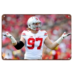 San Francisco 49ers Aluminum Sign Nick Bosa 003