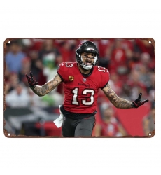 Tampa Bay Buccaneers Aluminum Sign 12x8 Inch Mike Evans 002