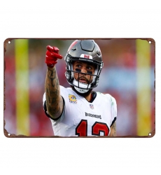 Tampa Bay Buccaneers Aluminum Sign 12x8 Inch Mike Evans 003