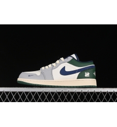 AIR JORDAN 1 LOW UN WHITE GREY GREEN BLUE