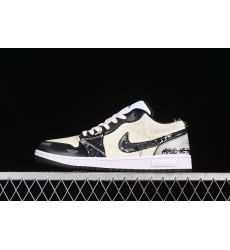 AIR JORDAN 1 LOW WHITE BLACK GREY 553558 132