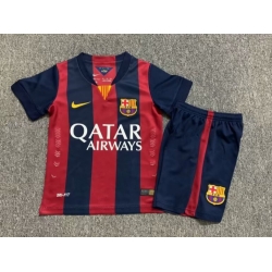 Youth Retro Soccer Jerseys FC Barcelona 14 15