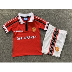 Youth Retro Soccer Jerseys Manchester United F.C. II