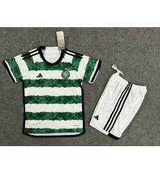 Youth Soccer Jersey Celtics Green White