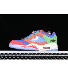 AIR JORDAN 5 LOW DOERNBECHER GREEN ORANGE WHITE BLUE DR6287 486