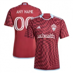 Men Colorado Rapids Custom 2024 25 Home Replica Red