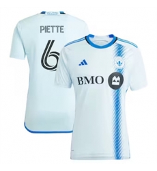 Men CF Montreal Samuel Piette 2024 25 Away Replica Light Blue