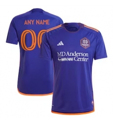 Men Houston Dynamo Custom 2024 25 Away Replica Purple