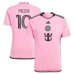 Men Inter Miami CF Lionel Messi 2024 25 Home Replica Pink