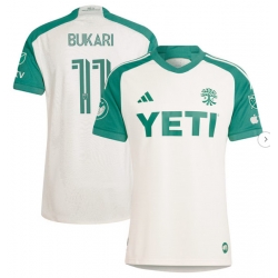 Mens Austin FC Brandon Vazquez adidas Green 2025 The Heartbeat Kit Replica Player Jersey