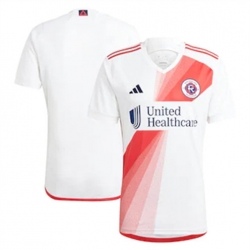 Men New England Revolution Blank 2023 24 Away Replica White