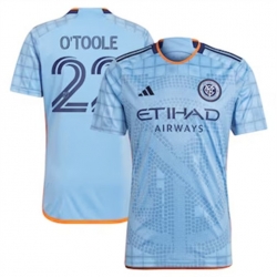 Men New York City FC Kevin O'Toole 2024 25 Home Replica Light Blue