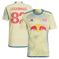 Men New York Red Bulls Luquinhas 2023 24 Daniel Patrick Replica Yellow