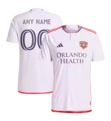 Men Orlando City SC Custom 2024 25 Away Replica White