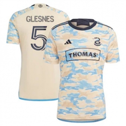 Men Philadelphia Union Jakob Glesnes 2023 24 Away Replica Tan