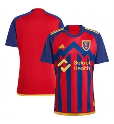 Men Real Salt Lake Blank 2024 25 Away Replica Red