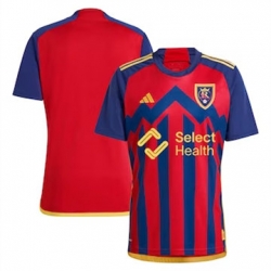 Men Real Salt Lake Blank 2024 25 Away Replica Red