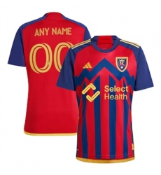 Men Real Salt Lake Custom 2024 25 Away Replica Red