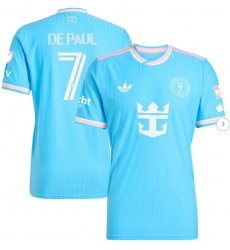 Men's Inter Miami CF Rodrigo De Paul adidas Originals Blue 2025 Third Authentic Player Jersey Men's Inter Miami CF Rodrigo De Paul adidas Originals Blue 2025 Third Authentic Player Jersey