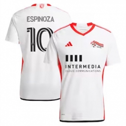 Men San Jose Earthquakes Cristian Espinoza 2024 25 Away Replica White