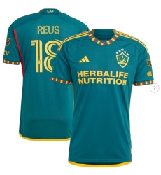 Mens LA Galaxy Marco Reus adidas Green 2024 LA Kit Authentic Player Jersey Mens LA Galaxy Marco Reus adidas Green 2024 LA Kit Authentic Player Jersey