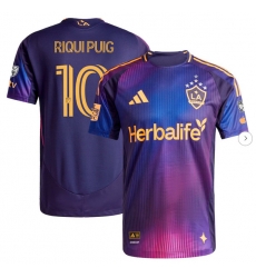 Mens LA Galaxy Riqui Puig adidas Navy 2025 RIZON Authentic Player Jersey Mens LA Galaxy Riqui Puig adidas Navy 2025 RIZON Authentic Player Jersey