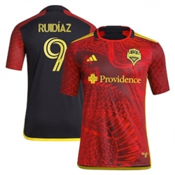 Men Seattle Sounders FC Raul Ruidiaz 2023 24 Away Replica Red