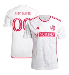 Men St. Louis City SC Custom 2024 25 Away Replica White