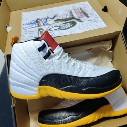 Men Air Jordan 9 White Yellow OG Shoes