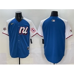 Men National League St  Louis Cardinals Blank Blue Alternate 2025 All Star Edition Limited Stitched Baseball Jersey