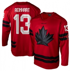 Mens Sam Reinhart #13 Red Hockey Canada 2026 Replica Jersey