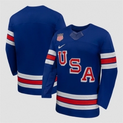 Men USA Blank Royal 2026 Stitched Jersey
