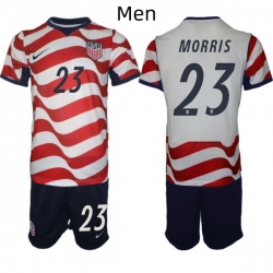 USA FIFA World Cup 2026 Soccer Red Home Jersey Aidan Morris #23