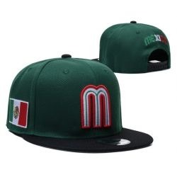 Mexico Baseball Snapback Cap 009