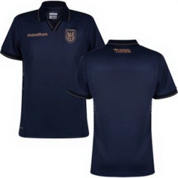 Women 0 Ecuador Blank Away Replica Jersey   2