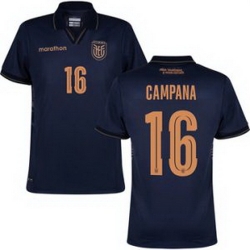Women 16 Ecuador Leonardo Campana Away Replica Jersey   2