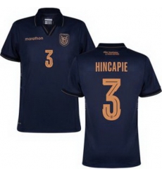 Women 3 Ecuador Piero Hincapie Away Replica Jersey 2 Women 3 Ecuador Piero Hincapie Away Replica Jersey 2