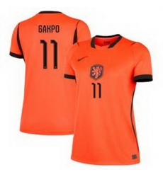 Women 11 Netherlands National Cody Gakpo 2026 Away Stadium  3