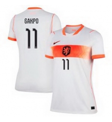 Women 11 Netherlands National Cody Gakpo 2026 Away Stadium  4
