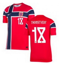 Women 18 Norway Kristian Thorstvedt Home Stadium Replica   1