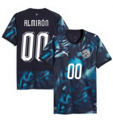 Women 00 Paraguay Custom Replica Away Jersey 2026429 2