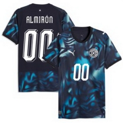 Women 00 Paraguay Custom Replica Away Jersey 2026429 2