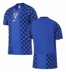 Women 0 Croatia Blank Away Replica World Cup  2