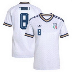Women 8 Italy National Sandro Tonali 2026 White  4
