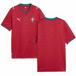 Youth 0 Portugal Blank Home Replica Jersey   1