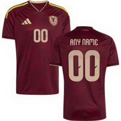 Men 00 Venezuela Custom Away Replica Jersey   1
